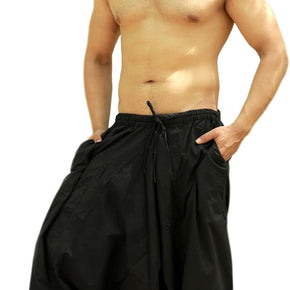 Men'S Cotton Solid Harem Pants Yoga Trousers Hippie